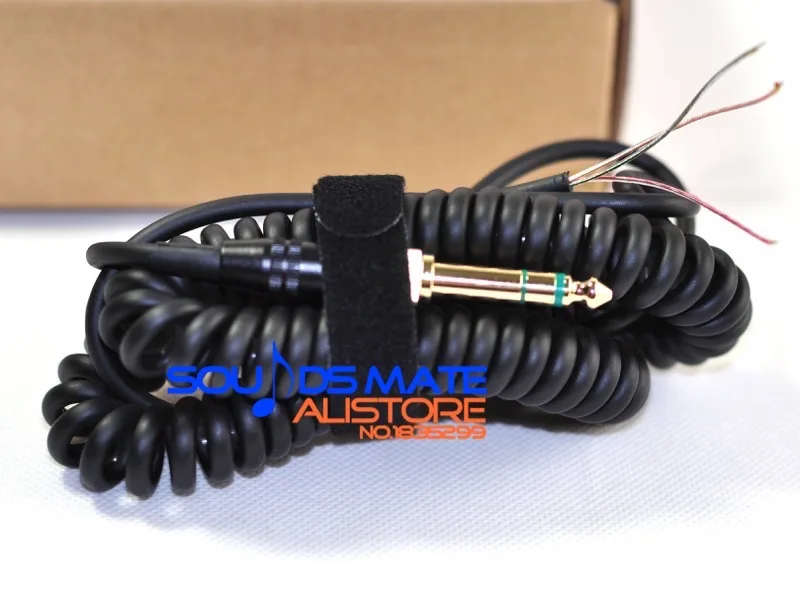 Replacement DJ Headphone Cable Cord Wire Line Plug For SONY MDR 7506 V6 CD700 900ST Repair Parts Headsets