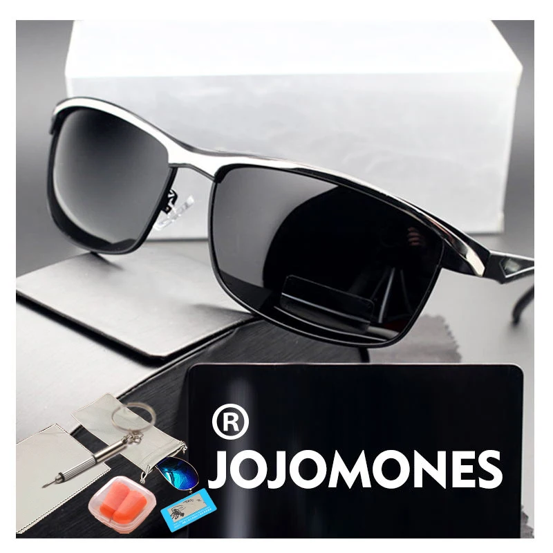 

JOJOMONES men's retro aluminum polarized sunglasses classic brand sunglasses coated lens driving light men / UV400 ladies sungla