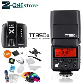 

Camera Flash Godox TT350S Flash Speedlite 2.4G Wireless Master & Slave 1/8000S HSS TTL +X1T-S Flash Trigger for Sony