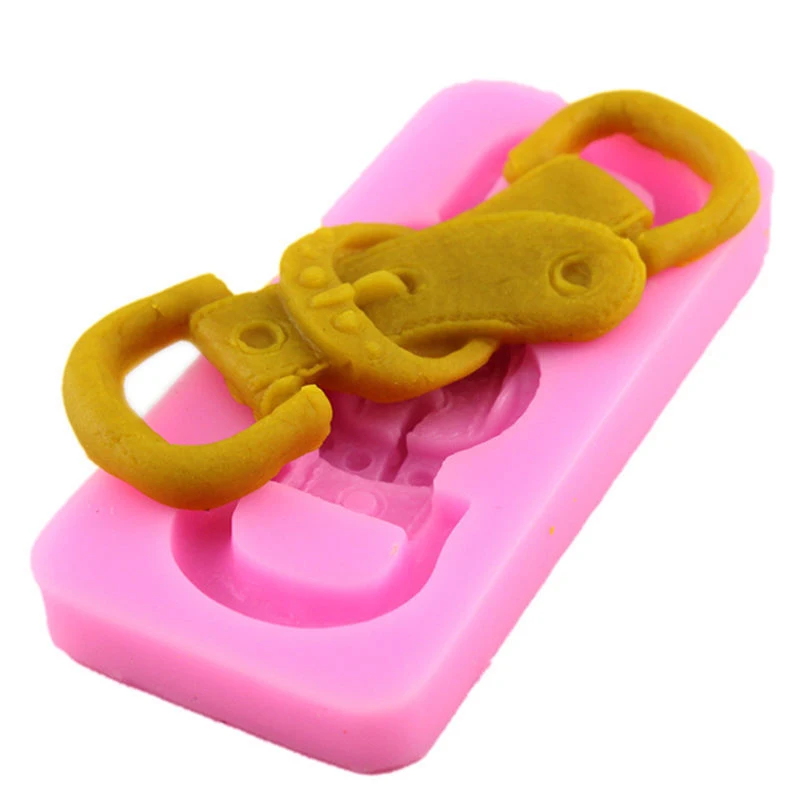 

3D Lock Form Silicone Molds Christmas Fondant Cake Tools Chocolate Sugarcraft Pastry Baking Pastry Cake Decorating Easter Decor
