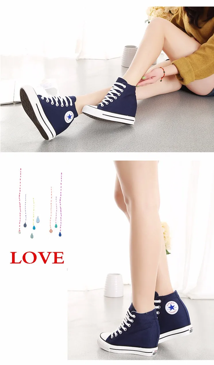 KUYUPP High Top Canvas Women Shoes Espadrilles Spring Autumn Womens Wedges Shoes Lace Up Casual Shoes For Female Sapatilha YD120 (13)
