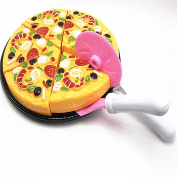 

9 Pcs Children Kids Kitchen Pizza Party Fast Food Slices Cutting Pretend Play Food Toy Set Kitchen Toys 2019 New