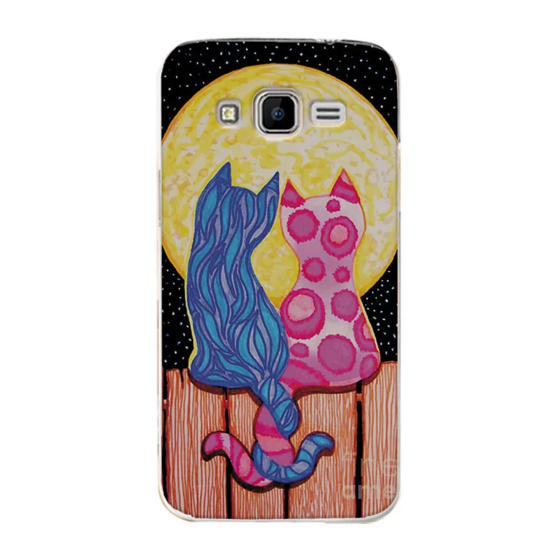 Arte animal lindo pintado para Samsung G360 cubierta del caso Fundas para Samsung Galaxy Core Prime G360 SM-G361F G360H G3608 + regalo