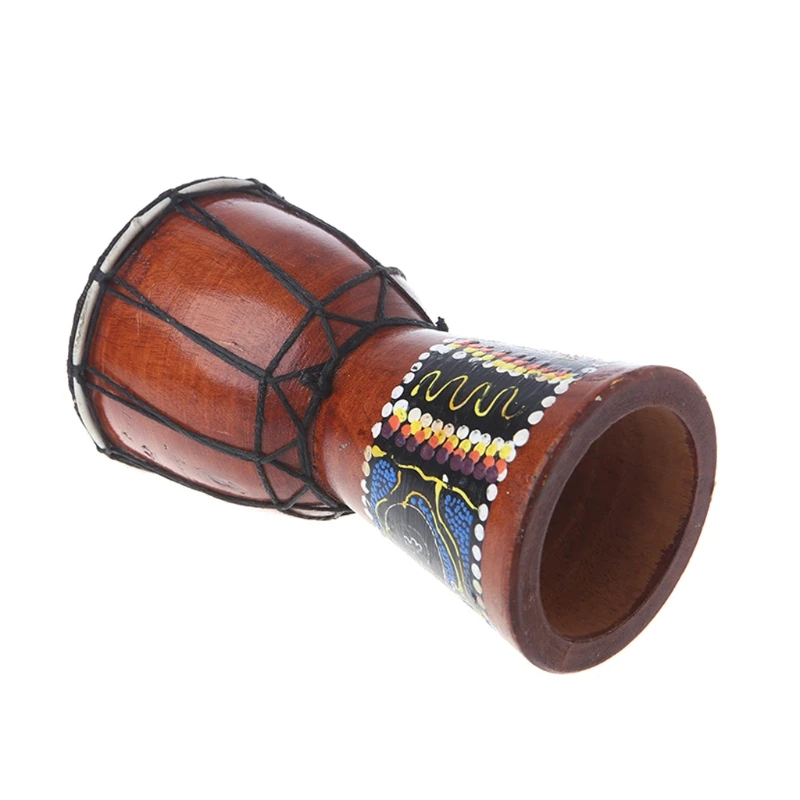 1 قطعة 4 بوصة المهنية أفريقي Djembe طبل بونغو الخشب جيدة الصوت الموسيقية أداة