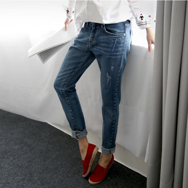 Boyfriend Jeans For Women 2017 Hot Sale Vintage Distressed Regular Spandex Ripped Denim Harem Pants Woman Jeans 16815 Boyfriend Jeans For Women 2017 Hot Sale Vintage Distressed Regular Spandex Ripped Denim Harem Pants Woman Jeans 16815
