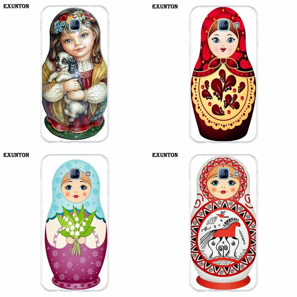 ТПУ горячие продажи красочные Русская Матрешка кукла для Huawei Honor 4C 5A 5C 5X 6 6A 6X 7 7A 7C 7X