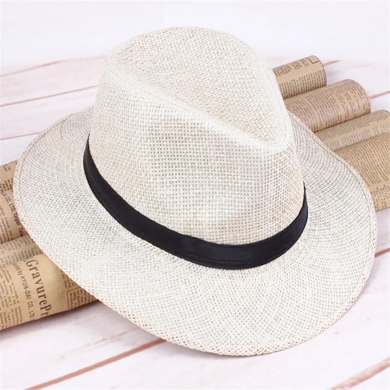 Summer Beach Men Sun Hat Women Jazz 