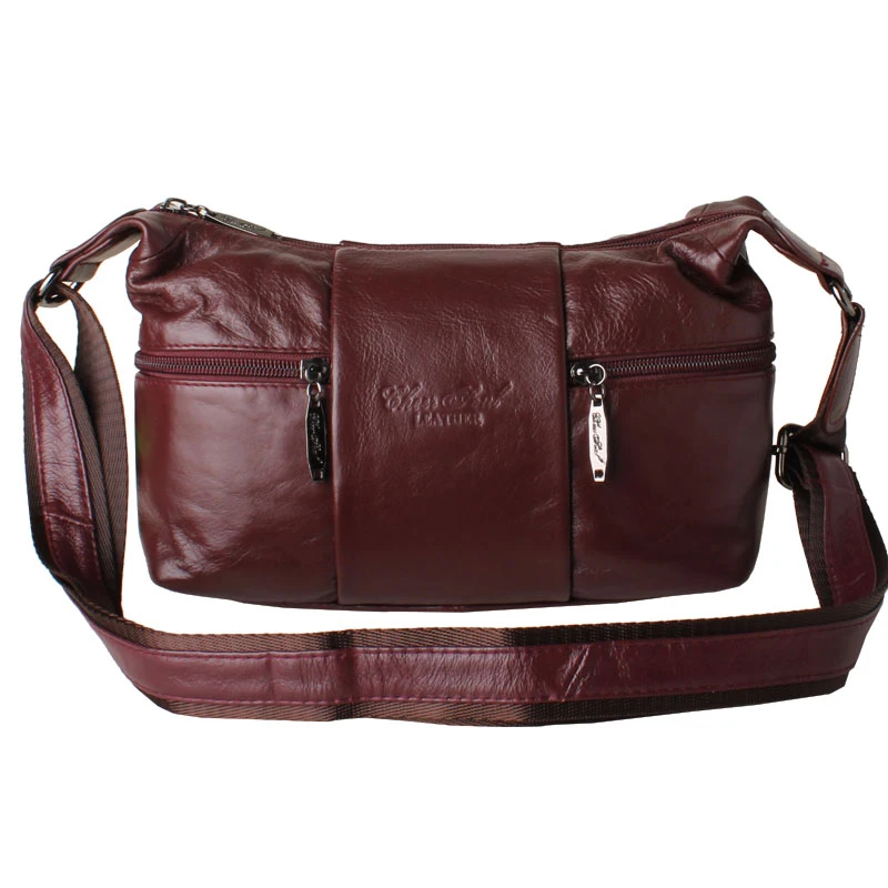 

Women Shoulder Messenger Bags Causal Ladies Natural Skin Hot Sale Fashion Female Genuine Leather Sling Cross Body Bag