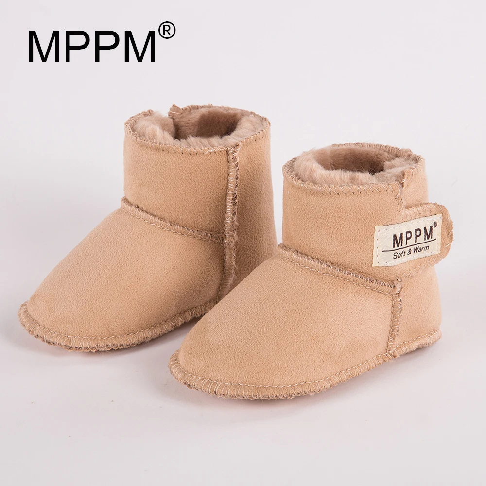 ﻿Buy FUR123 Baby Snow Boots for Winter Infant First Walker Soft Sole
