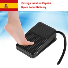 220V 10A pédale électrique commutateur bonne exécution économiser de l'énergie interrupteur au pied en plastique marche/arrêt contrôle couleur noire