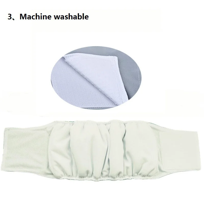 Подгузник для собак Женский Мужской моющийся Прочный подгузник для собак водонепроницаемый обертывающийся подгузник для французского бульдога физиологическое нижнее белье гигиеническое