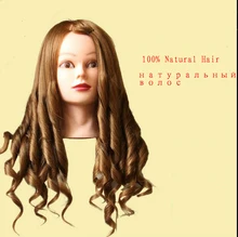 Neuankömmling Mannequinkopf 24 “100% Blonde Natural Hair Ausbildung Kopf Für Schönheitssalon Akademie Professional Hair Styling Kopf