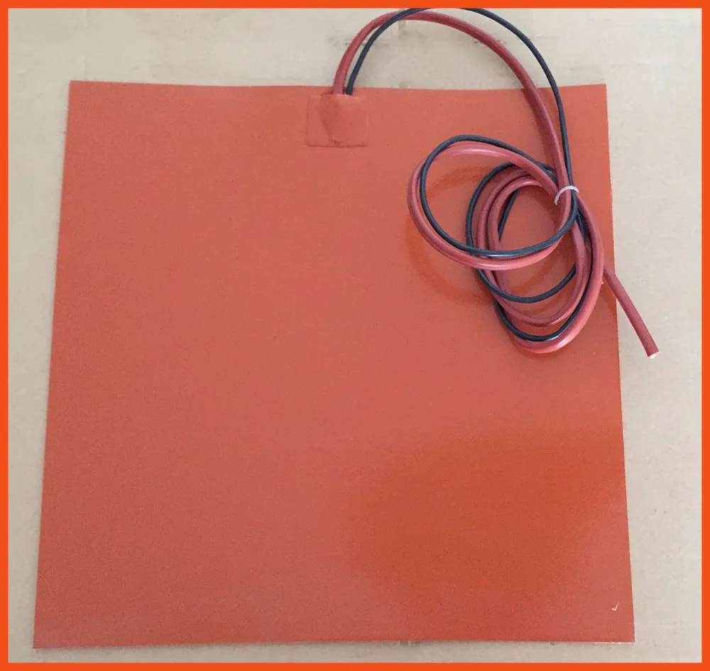 

Silicone riscaldamento pad riscaldatore 110v 600w 400*400mm per stampante 3d letto calore Heating film for heat sealing machine