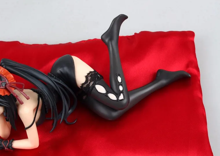 20 см Дата живой tokisaki kurumi Спящая позиция ПВХ фигурка Модель Кукла японская фигурка аниме