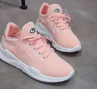 

2018 new mesh openwork flat casual shoes women lightweight breathable shoes.