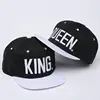 2022 new 4 color KING QUEEN Embroidery Snapback Hat Acrylic Men Women Couple Baseball Cap Hip-hop Sport Caps fashion dad hats ► Photo 2/6