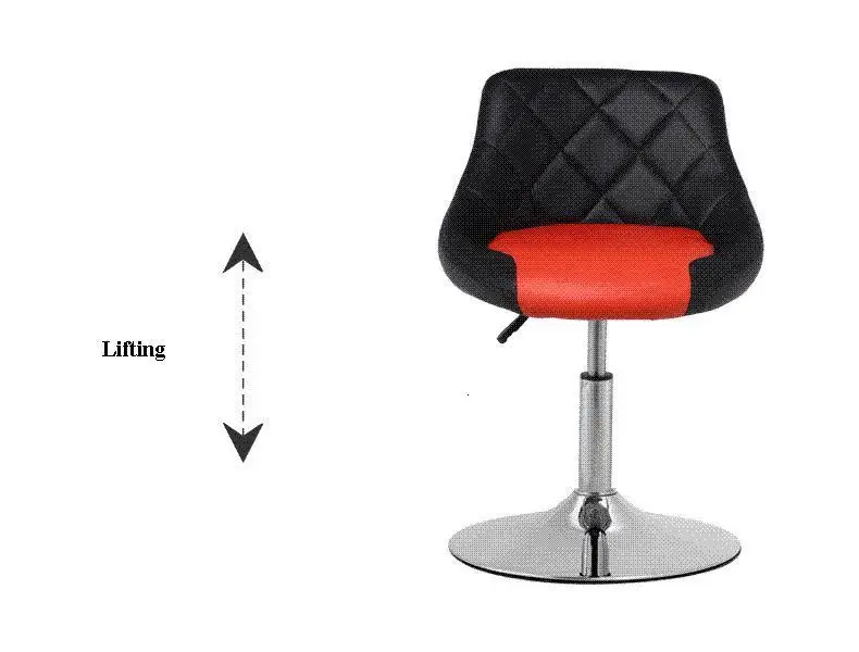

black red white coffee chair free shipping fashion pop stool