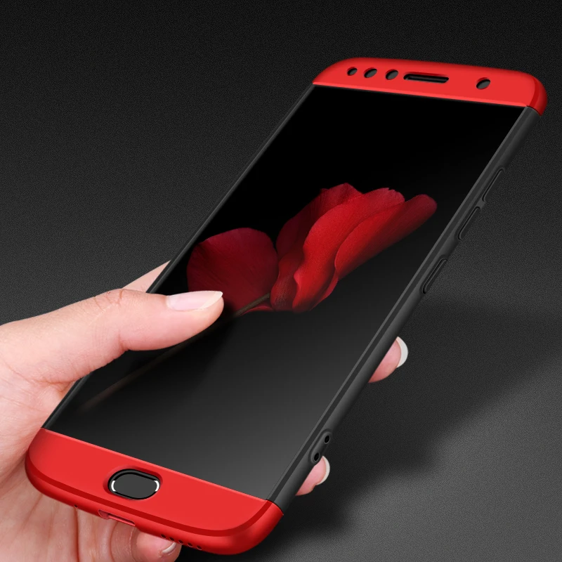 Полный Чехол на 360 градусов для Motorola Moto G6 G5S Plus чехол XT1803 XT1805 пластиковая