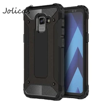 Terug Armor Voor Samsung Galaxy A8 Plus 2018 A3 A5 A7 J5 2017 J7 Prime S8 S9 Plus Case Cover Vuilafstotend Telefoon Gevallen galie(China)
