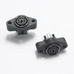 2 шт./лот разъем MDC/S DIN Mini PS2 6Pin 6P с фиксированным отверстием для клавиатуры
