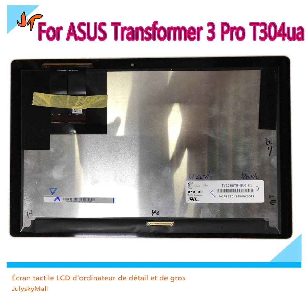 

Brand new original touch display matrix LCD screen for ASUS Transformer 3 Pro T304UA T304 T304U 12.6 inch tablet touch screen