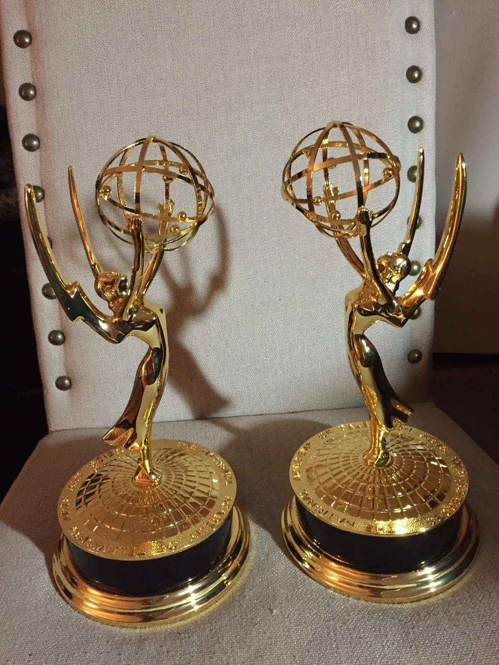 Национальная награда Emmy 15 5 дюйма металлический трофей реплика награды из