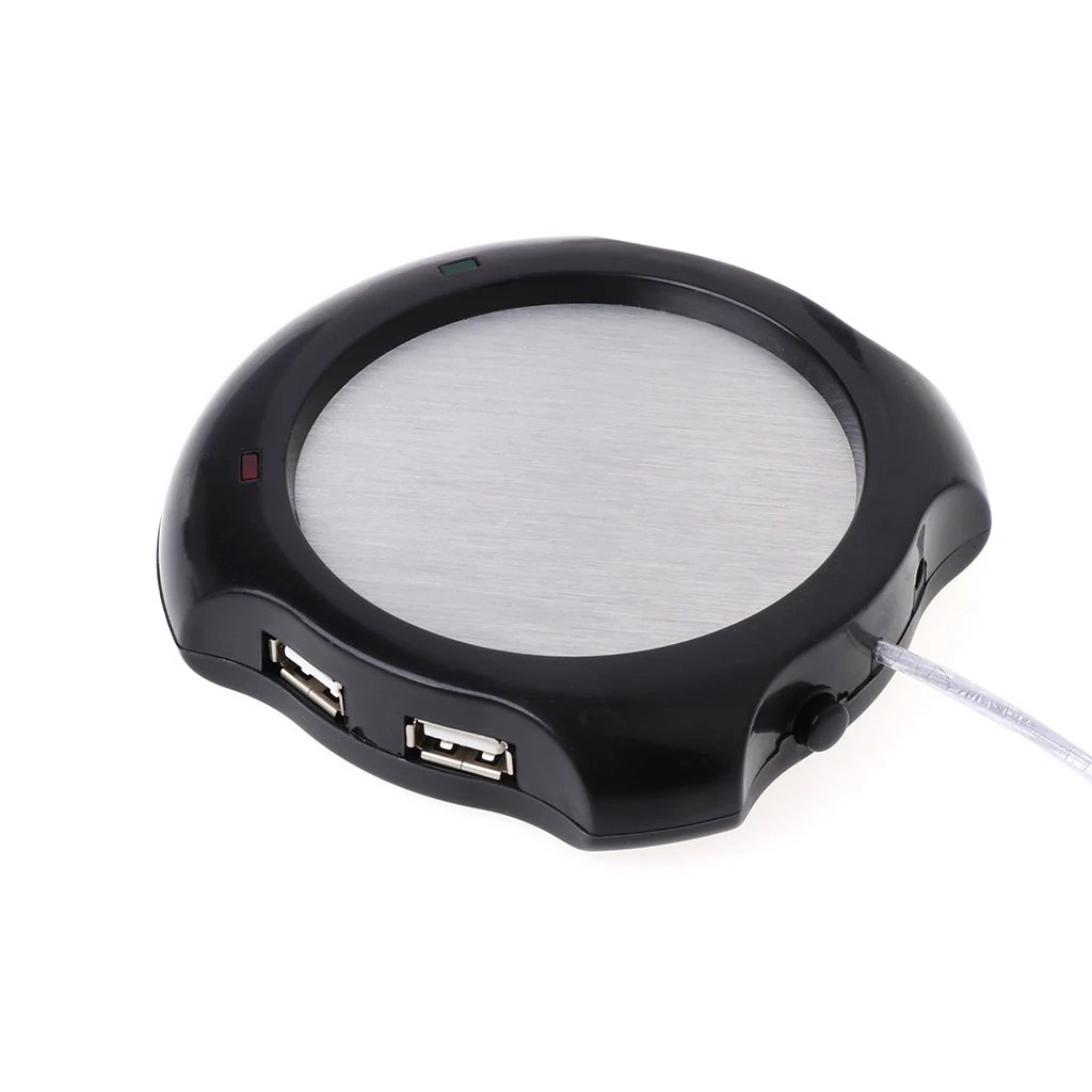 4 USB Hub электрическим приводом подогрева чашек напитка Pad пластины для офиса и дома Применение