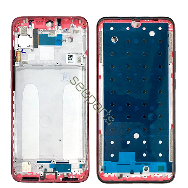 Black/Blue/Red For Xiaomi Redmi Note 7 Housing Middle Frame Bezel Middle Replacement Parts For Redmi Note 7 Pro Middle Frame