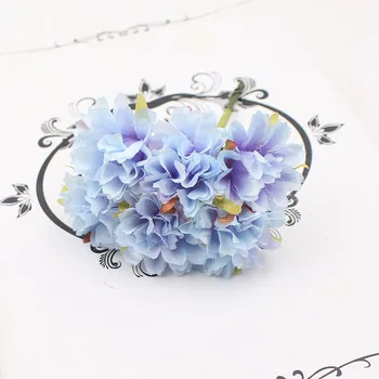 

12pcs/lot Artificial Silk Flower Carnations For Wedding Mariage Decoration DIY Scrapbooking Handmade Craft Accessories Flower