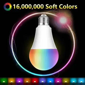

Tuya Smart life WiFi RGB LED BULB RGB-C-W-7W no hub required APP Control Bulb Works With Google Home