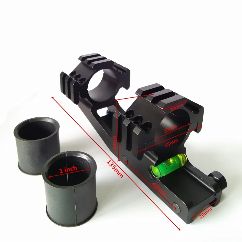 30mm Scope Mount Three Side Dual Ring Heavy Duty Tactical Riflescope