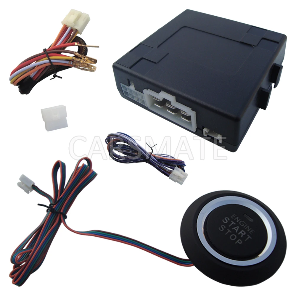 

In Stock Intelligent Car Engine Start Stop System Work With All Car Alarm System With Remote Engine Start Function Fast Shipping