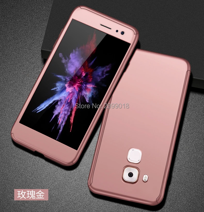 Роскошные 360 Полное покрытие чехол для телефона для huawei G8 GX8 RIO-L01 RIO-L02 RIO-L03 чехол Защитная крышка с Стекло для huawei G8 GX8