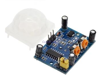 

5pcs/lot SR501 HC-SR501 Adjust IR Pyroelectric Infrared PIR module Motion Sensor Detector Module new In Stock