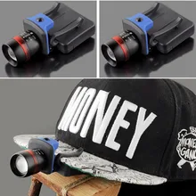 Водостойкий XPE светодиодный свет 120 люмен 3 режима масштабируемый клип-на лампа на шапку фара для походов осветительное оборудование