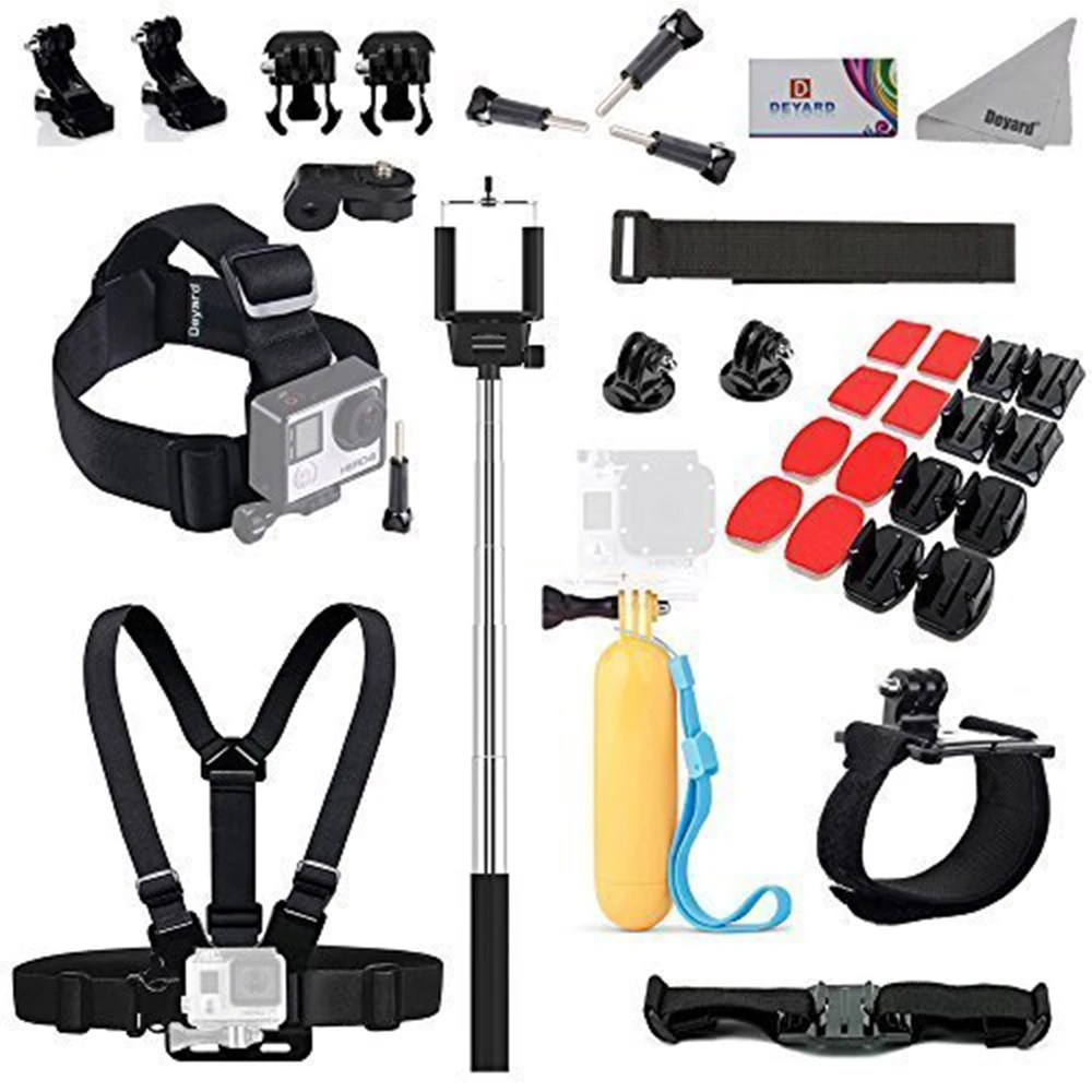 GoPro Accessories Bundle Kit for Fusion&amp Hero (2018) 6 5 4 3&amp Yi AKASO Crosstour Apeman Sony Action Came | Электроника