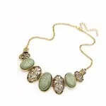 Bijoux Femme Collier Золотой цветной многослойный Блестящий массивный нагрудник Чокеры Колье-чокер для женщин Бохо ювелирные изделия Kolye