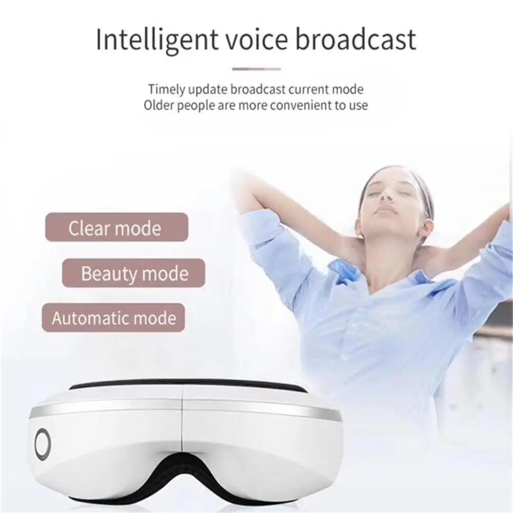 

Bluetooth music eye protector vibration massage pressure compress multi-function massager Heated Goggles Anti Wrinkles Eye Care