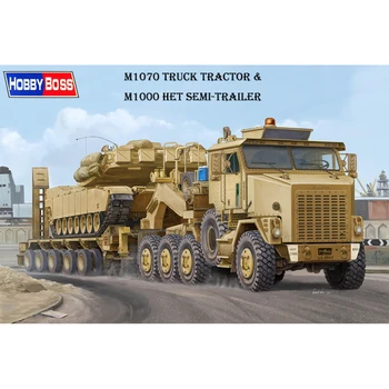 

1/35 Hobby Boss 85502 M1070 Truck Tractor & M1000 HET Semi-Trailer tractor model hobby