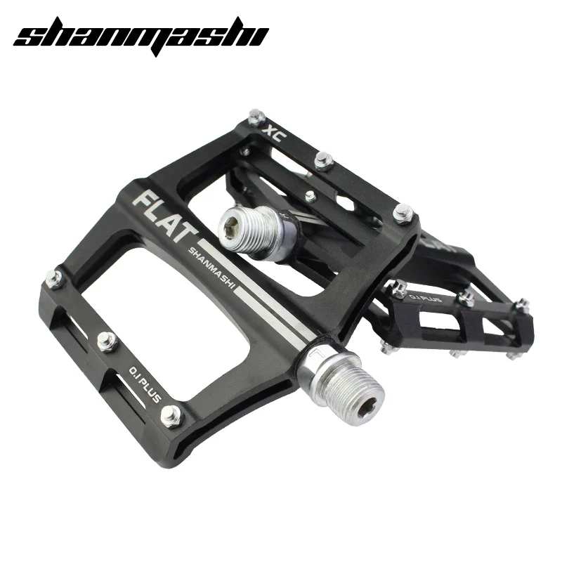 SMS0.1plus pink Aluminum XC AM MTB Road Bike Bearing Pedals flat Pedal 100*98