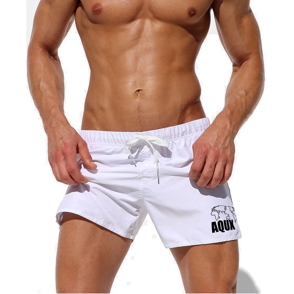 Новый Для Мужчин's Быстросохнущие шорты, Для мужчин пляжные короткие штаны, сексуальный Для мужчин мужские шорты Совет, Для мужчин шорты