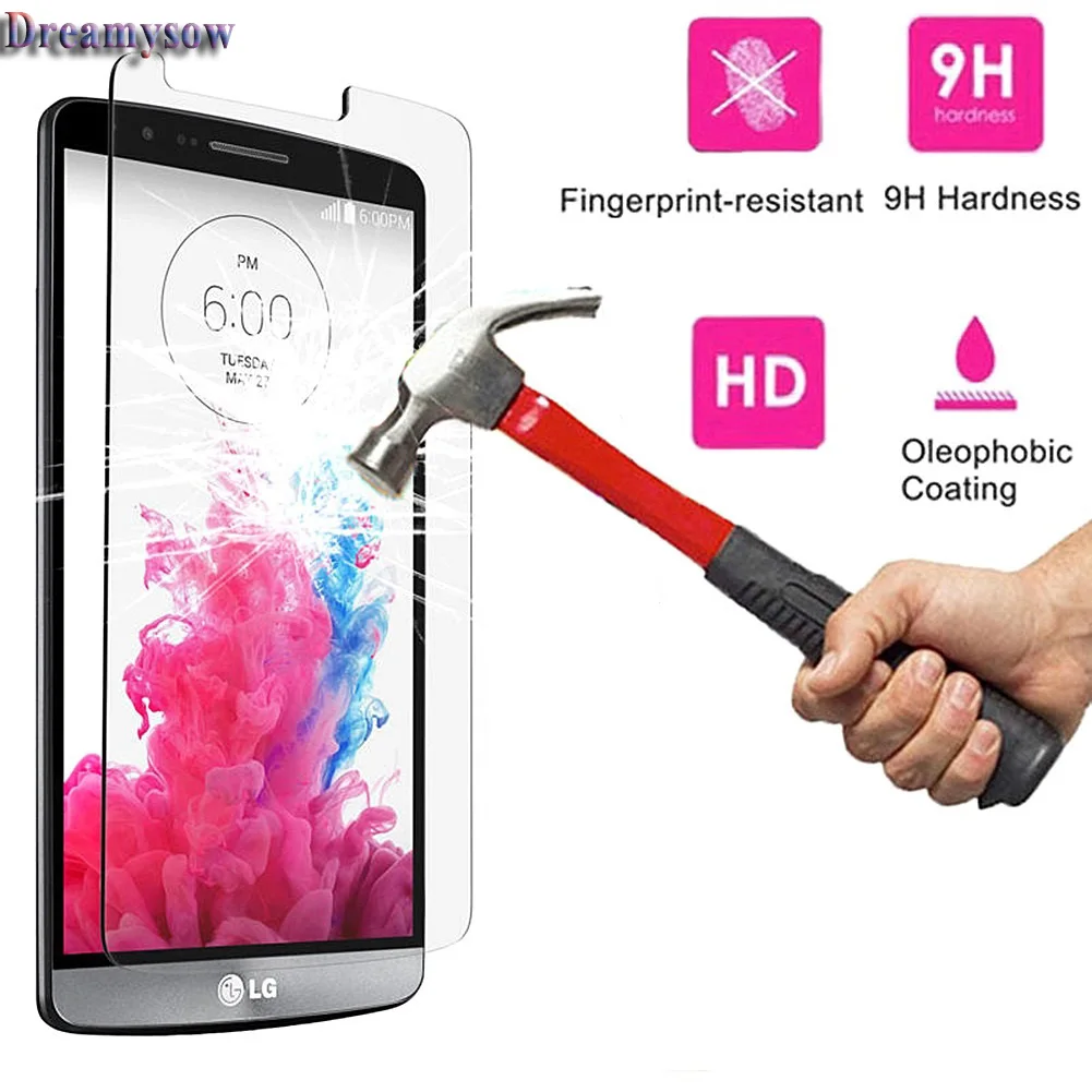 

2.5D 9H Tempered Glass For LG G2 G3 H420 G3S G2mini G4S Leon H502F G4C Magna Nexus 4 5 5X Screen Protector Film Case Capa