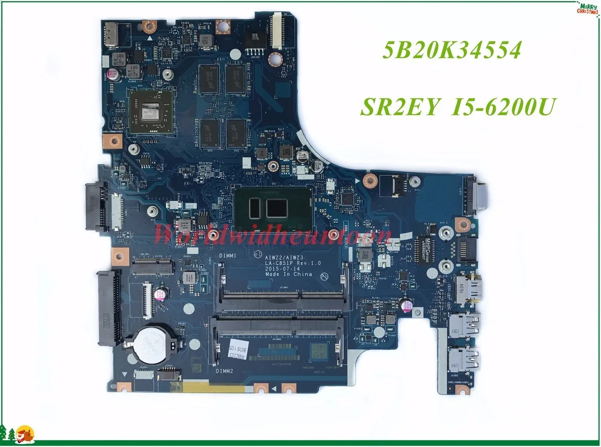 Programmed NPCE388NA0DX for LA-C851P MOTHERBOARD LENOVO Ideapad 500-15ISK