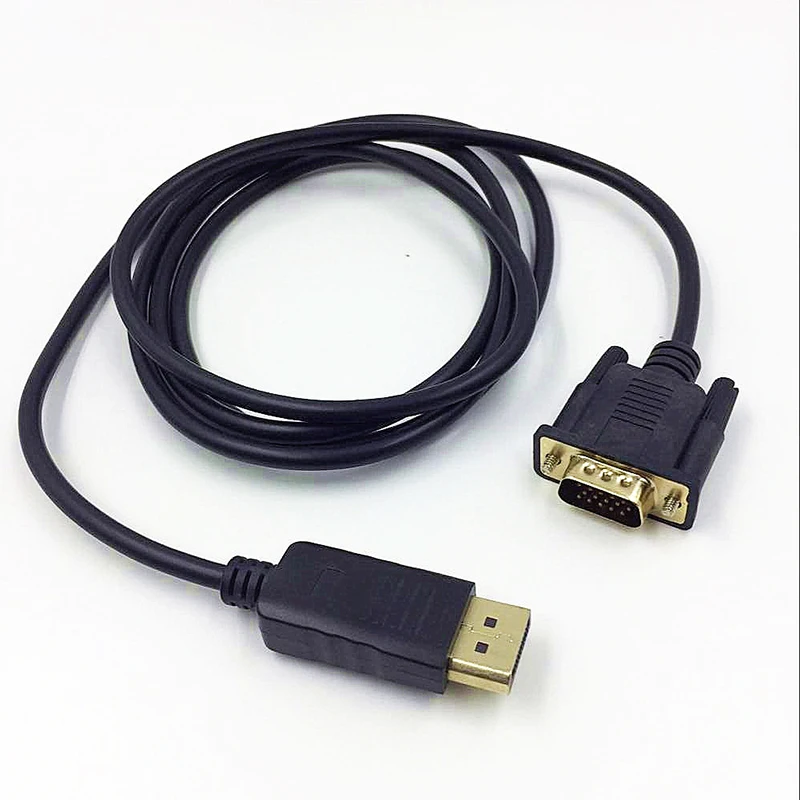 Baolyda 1 8 м DP к VGA кабель Displayport адаптер конвертер для DisplayPort оборудованные ноутбуки