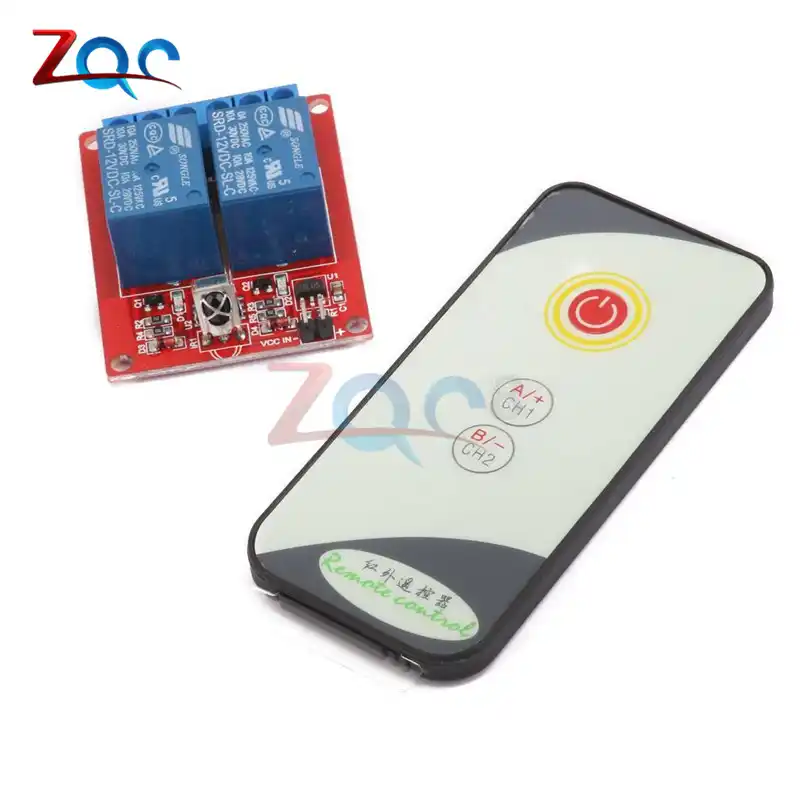 Zwei Channel 2CH 12V IR Infrared Remote Controll Switch Relais Modul AIP