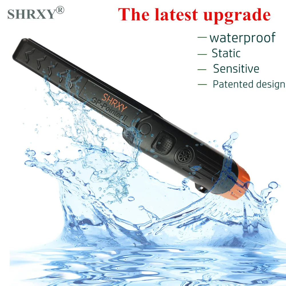 SHRXY детектор золота сканер указатель TRX Pro Pinpoint GP-pointerII водонепроницаемый ручной статический металлоискатель с браслетом