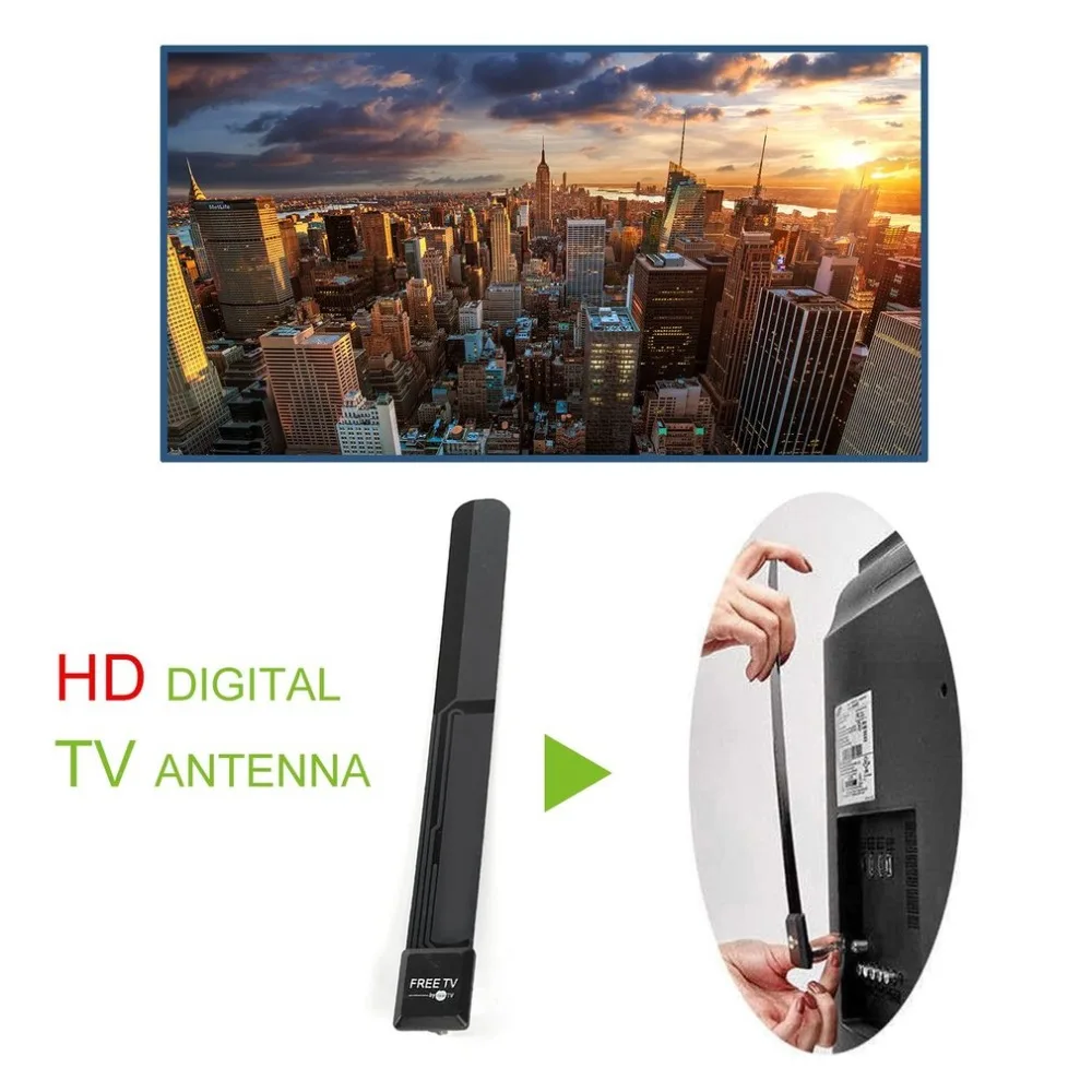 

TV Signal Amplifier Detachable 1080P Indoor Digital Antenna Booster 250m Control Distance High Performance Full HD