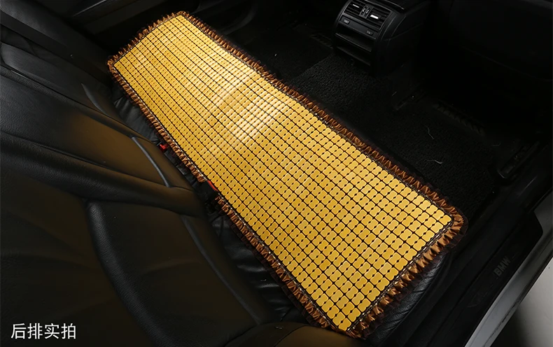 Универсальный fit Бамбук Материал подушки сиденья автомобиля 3 шт. автокресло площадкой для лета охлаждения