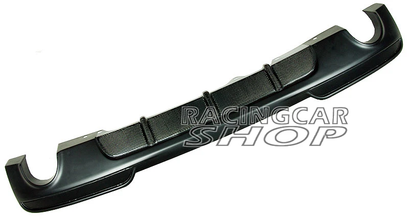 P Style Real Carbon fiber REAR DIFFUSER for BMW 5-Series F10 535i 535d 550i SEDAN 2PIPE M-TECH M-Sport BUMPER