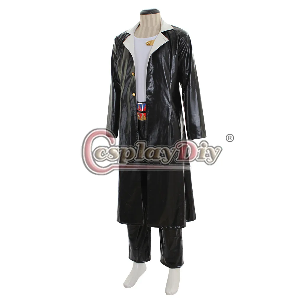 Cosplaydiy Anime JoJo's Bizarre Adventure Kujo Jotaro Cosplay Costume Adult Kids Fancy Outfit L320